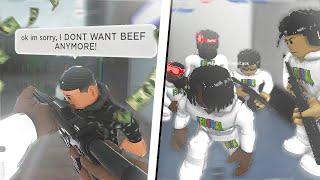 so my new gang had our first ever gang war in roblox south london 2...