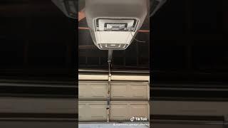 Garage door opener installation lift master