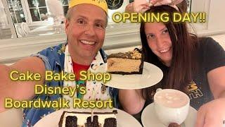 OPENING DAY!! Cake Bake Shop is FINALLY Opened at Disney’s Boardwalk Resort! FULL Dining Experience!