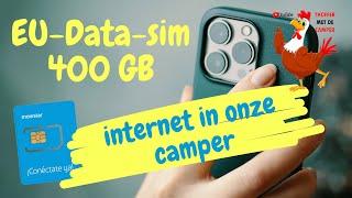 #131-24 nog 1 maal #data #simkaart kopen en altijd #internet in de camper #spanje #overwinteren