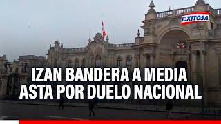 Izan bandera a media asta por duelo nacional