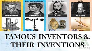 Famous Inventors And their Inventions || History of inventions