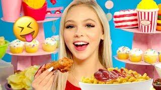 MAC N CHEESE WITH KETCHUP?!! | Let's Mukbang w/ Jordyn Jones