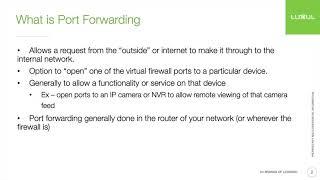 Epic Mesh: Port Forwarding