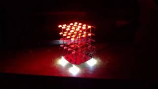 4x4 led cube from hobby components