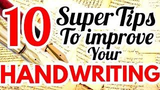 HOW TO IMPROVE YOUR HANDWRITING FAST? | 10  Best Tips for Beautiful Handwriting | With simple tricks