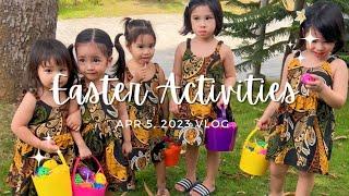 Staycation with besties - Part 3 (Easter activities: egg hunt and painting) #AbawFam #AbawCation