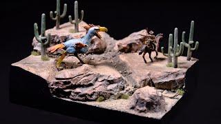 Terror Bird Attack Diorama