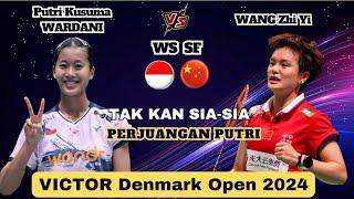 Putri Kusuma WARDANI (INA) vs WANG Zhi Yi (CHN) | SF Denmark Open 2024