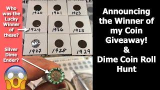 The Winner Is... and Coin Roll Hunting Dimes