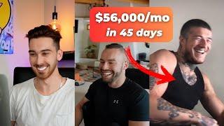 How We Got A Fitness Coach to $56k/mo In 45 Days Without DM's Or Paid Ads