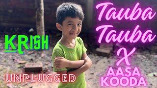 Husna Tera Tauba Tauba X￼ Aasa Kooda || Cover By 6 Years Old kid Krish And Kishore ||