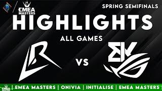 LR vs BKR ALL GAMES Highlights | EMEA Semifinals 2025 | Los Ratones vs BK ROG Esports by Onivia