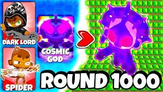 Unlimited MODS + Infinite UPGRADES vs ROUND 1,000 (Modded BTD 6)