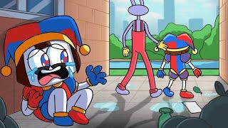 NEW DIGITAL CIRCUS // BABY POMNI is ABANDONED?! Sad Jax's Story Toony Toons 2D ANIMATION