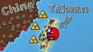 Zombies in Asia - TAIWAN ( Countryballs )