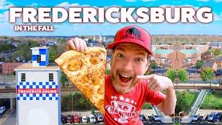 The BIGGEST Pizza Slice Ever & More Things To Do In Fredericksburg VA