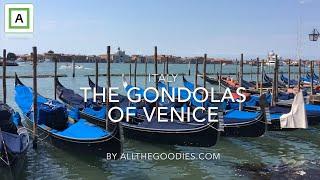 The gondolas of Venice, Italy | Virtual travel by allthegoodies.com