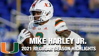 Mike Harley Jr. 2021 Regular Season Highlights | Miami WR