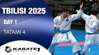 Karate1 TBILISI - Day 1 - Tatami 4 | WORLD KARATE FEDERATION