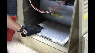 Forced Air Unit HVAC Inspection B-roll