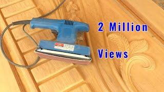 wood polish work | Orbital sander machine | working | wood polish