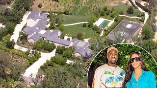 Kim Kardashian And Kanye West's $60M Mega Mansion Is Finally Finished After 5 Years Of Construction!