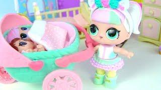 Куклы Лол Сюрприз! Весенняя прогулка с малышами! Мультик Lol Surprise Dolls Видео для детей