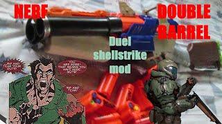 Nerf Double Barrel boom stick (duel shellstrike mod)