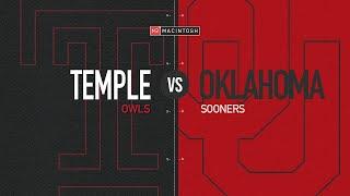 OU Highlights vs Temple