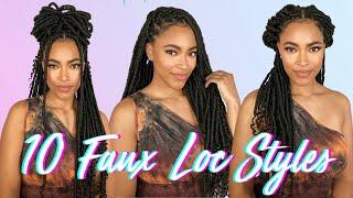 10 Light-Weight Faux Locs Hairstyles | Crochet Locs w/ X-PRESSION TWISTED UP HAWAIIAN CLOVER LOCS 24