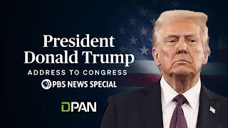 LIVE: President Donald Trump's 2025 address to Congress | PBS News Special - ASL Interpretation