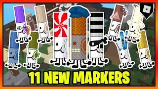 How to get the 11 NEW MARKERS + BADGES in FIND THE MARKERS || Roblox