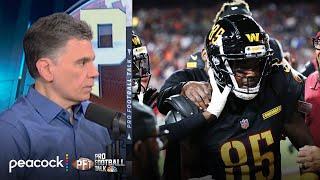 Commanders get last laugh with Hail Mary vs. Bears | Pro Football Talk | NFL on NBC