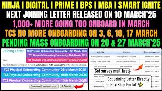 1,000+ More Candidates Going to Onboard in March | TCS Next JL Will Be Released on 10 March Onwards