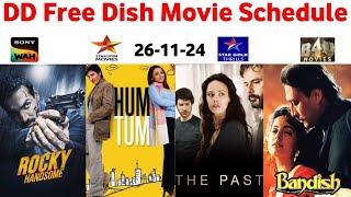 DD Free Dish Hindi Movie Schedule 26 November 2024 || DD Free Dish New Update 26 November 2024