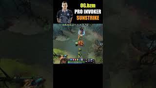 OG.bzm NEXT LEVEL INVOKER BLIND SUNSTRIKE | MASTER TIER INVOKER | 100% SATISFACTION #Shorts #Dota2