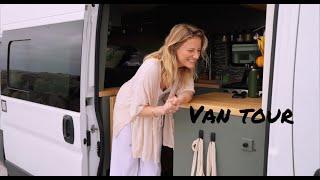 Solo Female Van Tour//LUXURY Self Converted Travel Van