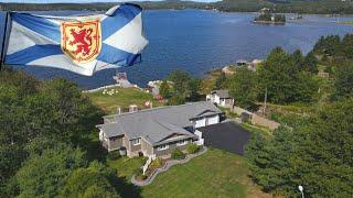 Nova Scotia Oceanfront Home for Sale on Over 2 Acres!