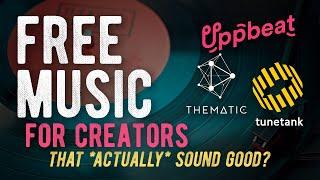 Best FREE MUSIC Licensing for Creators in 2022! // Uppbeat vs Thematic vs TuneTank