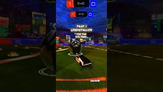 Uninstalling Rocket League Pt.5... #rocketleague #rl #gaming