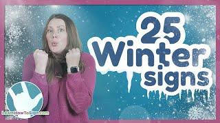 ASL Winter Vocabulary: 25 Essential Signs for the Season