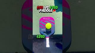 $50 vs. $250 Pickleball Paddle! #pickleball