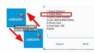 Transfer credit celcom to celcom