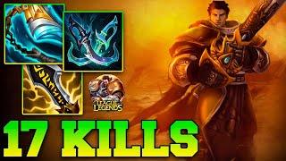 17 Kills Garen Guide Build Combo Gameplay LOL S14 !! Top  Rank 1 Garen Patch - 14.18 Season 14