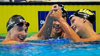 Katie Ledecky wins 800m free final at Olympic Trials, with a 15-year-old phenom right behind her