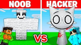 NOOB vs HACKER: I Cheated In a SPRUNKI WENDA Build Challenge!