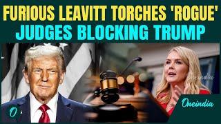Trump Vs Judge Over Tariffs: Karoline Leavitt Explodes Over Trump-Judge Showdown; Rips Into Judges