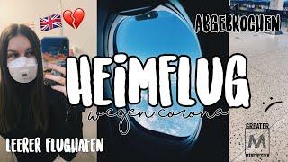 während einer Pandemie am Flughafen... I Heimflug- Auslandsjahr abgebrochen I Auslandsjahr 2019/20