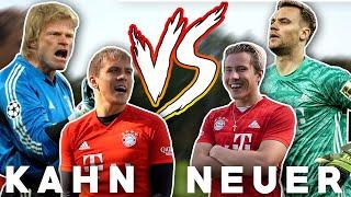 Oliver KAHN vs Manuel NEUER | Wer ist der BESTE Torwart bei FC Bayern München